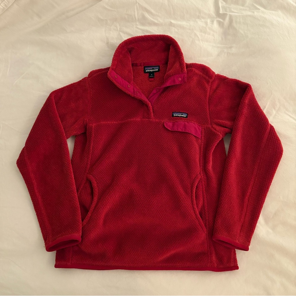 Patagonia Red Fleece Pullover